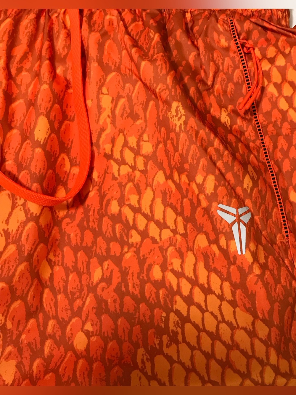 Nike Kobe Womens Safety Orange Snakeprint Woven Skirt (lB2720-819) XL - Picture 8 of 11